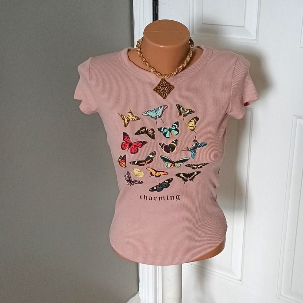 Rue 21 charming butterfly shirt